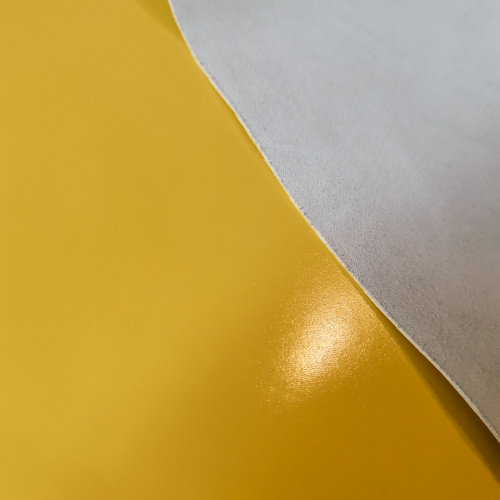 Кожа КРС 1,6 мм с покр. Желтый Глянец Зодиак Лира Белоруссия фото 3