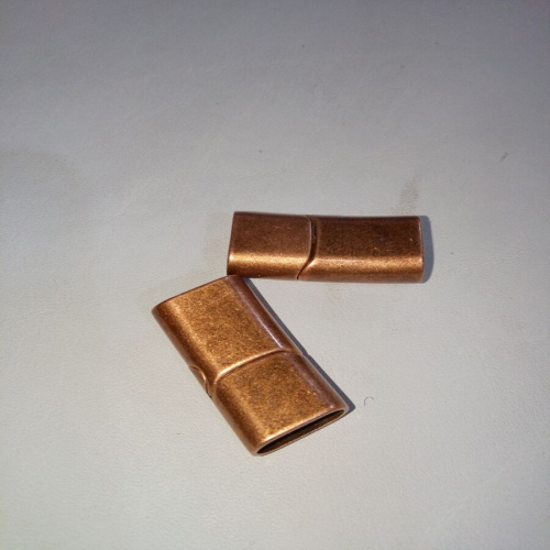 Замок 12х6 мм для плоских браслетов Сталь фото 5