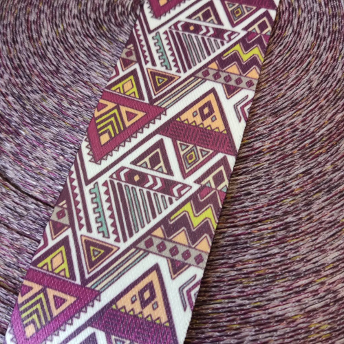 Лента ременная стропа 50 мм Графика п/э  L-JUN49 - фото товара фото 2