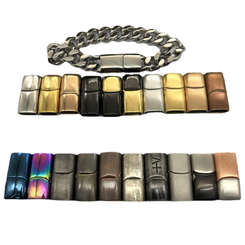 Замок 12х6 мм для плоских браслетов Сталь фото 6