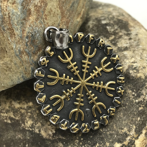 Подвеска декоративная Компас Викингов  BMK-008 - фото товара