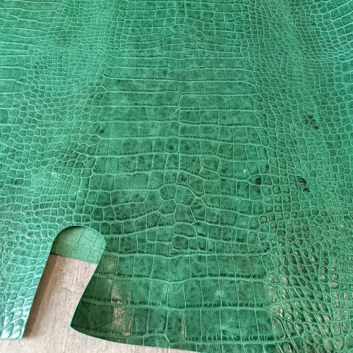 Кожа Кайман 1,0 мм Травяной Турция фото 4