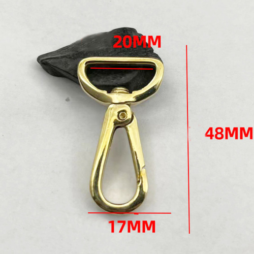 Карабин поворотный Латунь 10-38 мм фото 4