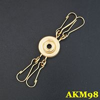 Заготовка для ключницы круглая Брелок АКМ98  - купить для кожевенного хобби