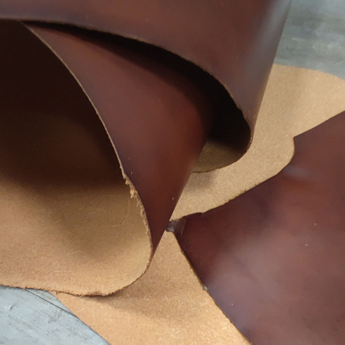 Кожа Пола 1,2 мм растит. дубл. BUTTERO 07 Каштан фото 8