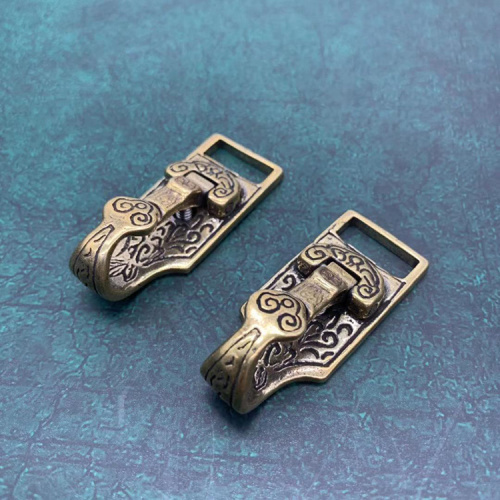 Карабин пружинный 16 мм латунь  YS-078 - фото товара фото 4