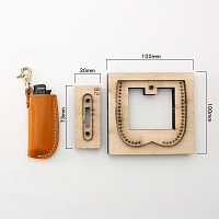 Уценка! Штанцформы (вырубные штампы) чехол для зажигалки-2  - купить для кожевенного хобби