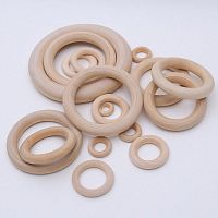 УЦЕНКА! Кольцо деревянное для слингобус 65 мм  - купить для кожевенного хобби