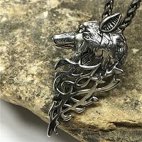 Подвеска декоративная Волк  - купить для кожевенного хобби