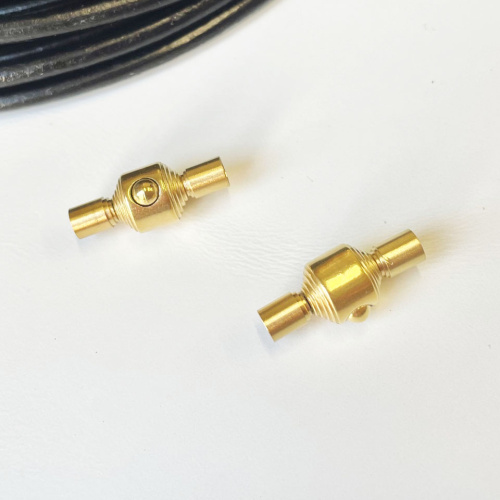 Застежка 4 мм для круглого браслета KZ44  BR-KZ44 - фото товара