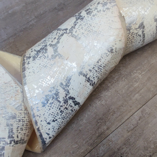 Кожа Питона 0,30 мм коричневый/бежевый фото 4