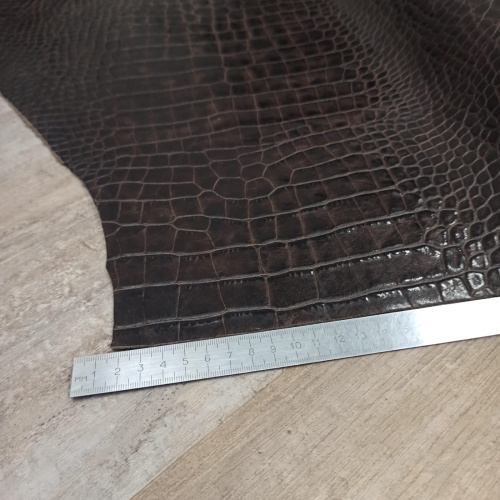 Кожа Кайман 1,0 мм Кофе Турция фото 5