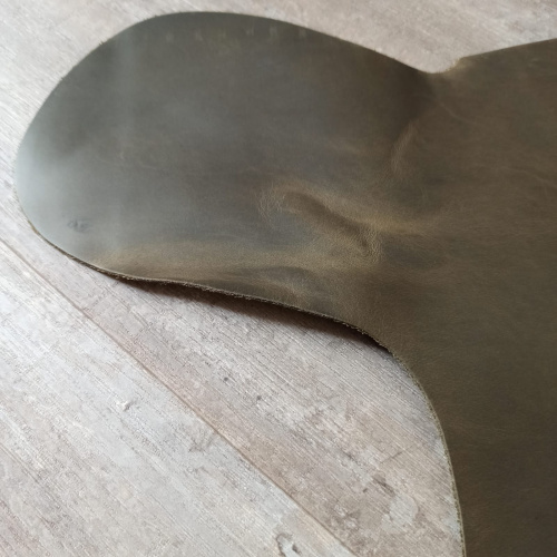 Кожа Крейзи Хорс 1,4-1,6 мм Олива Италия фото 2