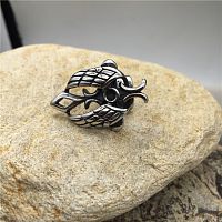 Концевик на два шнура 10х5 мм Феникс Сталь   - купить для кожевенного хобби